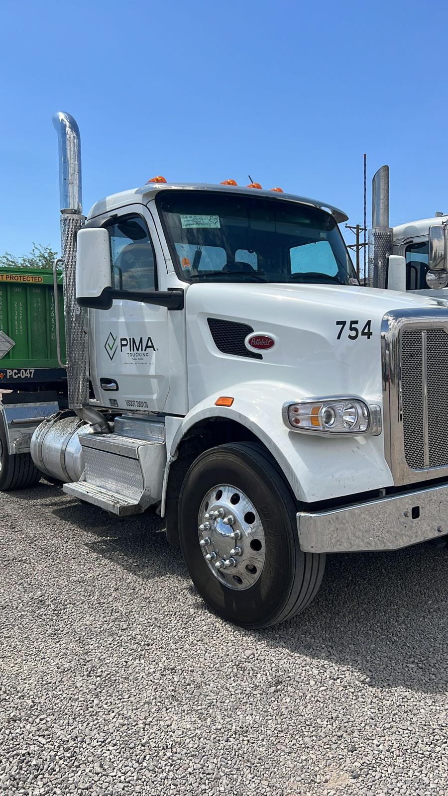 PIMA TRUCKING Peterbilt unit 754, Tucson Arizona